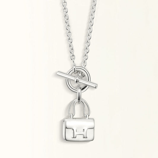 [Aetheris]POP H PEDANT SILVER NECKLACE