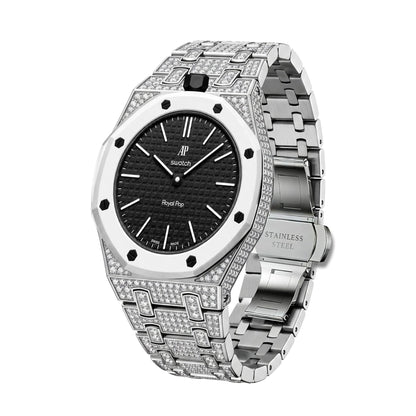 [Aetheris]Royal Oak Pop Exclusive Bioceramic Case & Bioceramic Strap Full Diamond