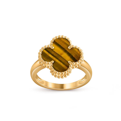 [Aetheris]LUCKY CLOVER VINTAGE GOLD RING COLLECTION