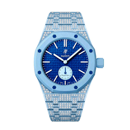 [Aetheris]Royal Oak Pop Exclusive Bioceramic Case & Bioceramic Strap Full Diamond