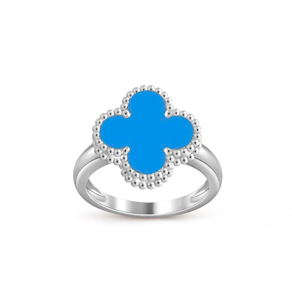 [Aetheris]LUCKY CLOVER VINTAGE WEISSGOLD-RINGKOLLEKTION