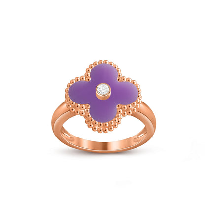 [Aetheris]KLEEBRETT-DIAMANT-AKZENT-RINGKOLLEKTION AUS ROSÉGOLD