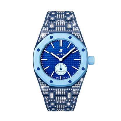 [Aetheris]Royal Oak Pop Exclusive Bioceramic Case & Bioceramic Strap Full Diamond
