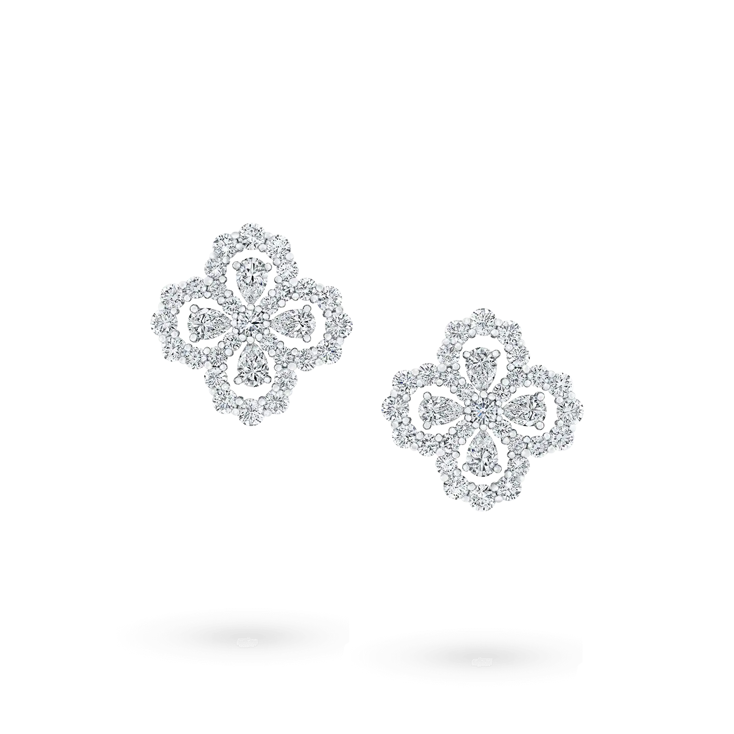 [Aetheris]LOOP EARRINGS FULL MOTIF DIAMOND 16MM