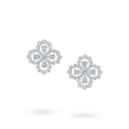 [Aetheris]LOOP EARRINGS FULL MOTIF DIAMOND 16MM