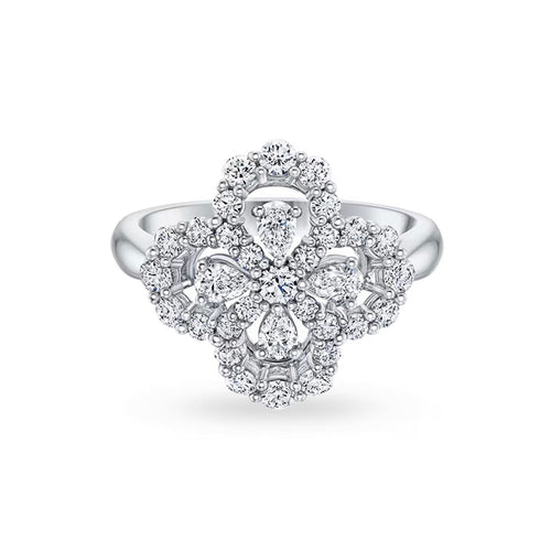 [Aetheris]LOOP RING FULL MOTIF DIAMOND 16MM SILVE