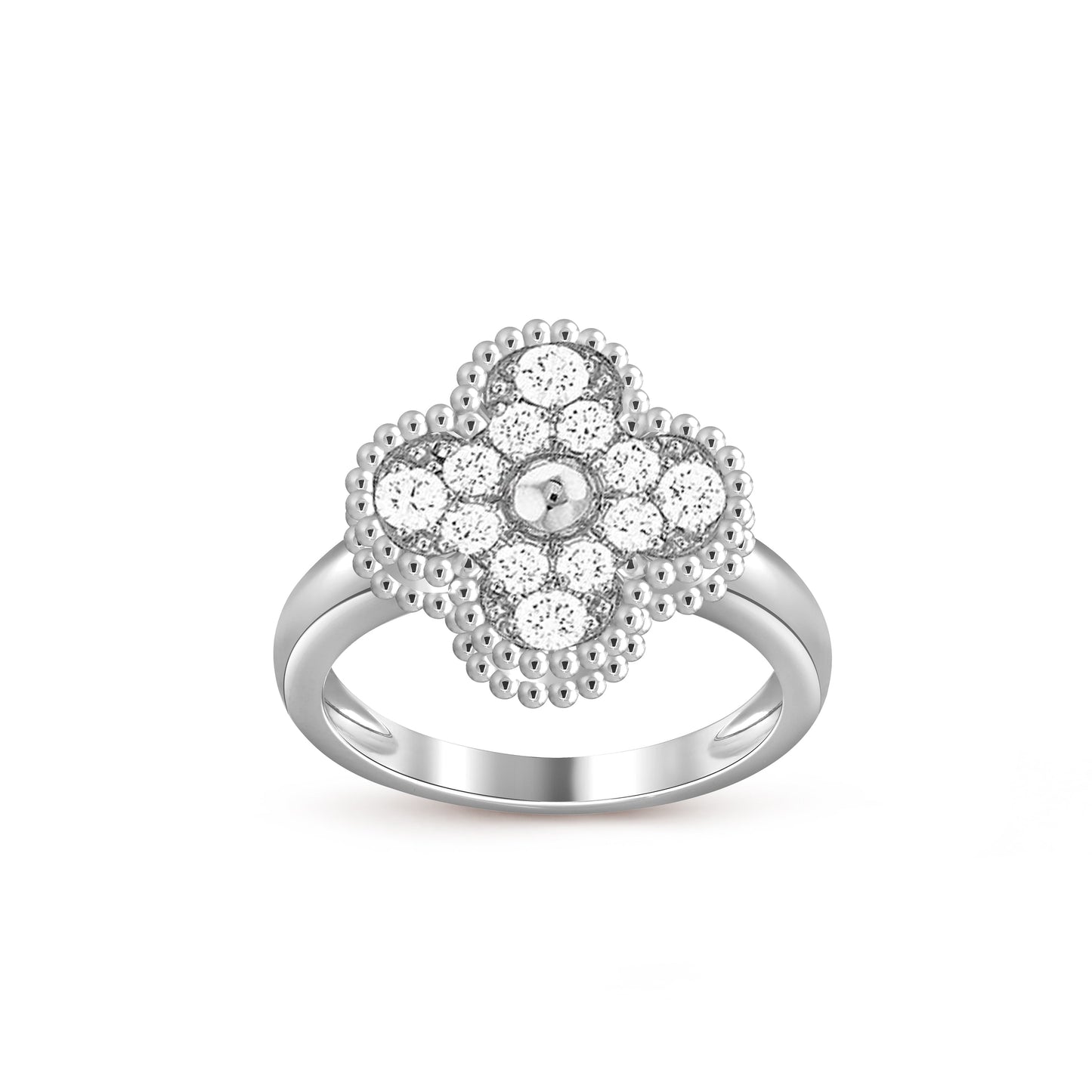 [Aetheris]LUCKY CLOVER VINTAGE WEISSGOLD-RINGKOLLEKTION