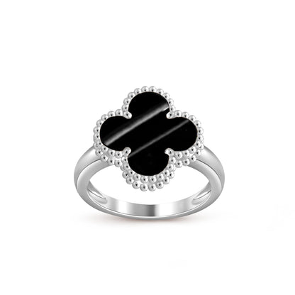 [Aetheris]LUCKY CLOVER VINTAGE WEISSGOLD-RINGKOLLEKTION