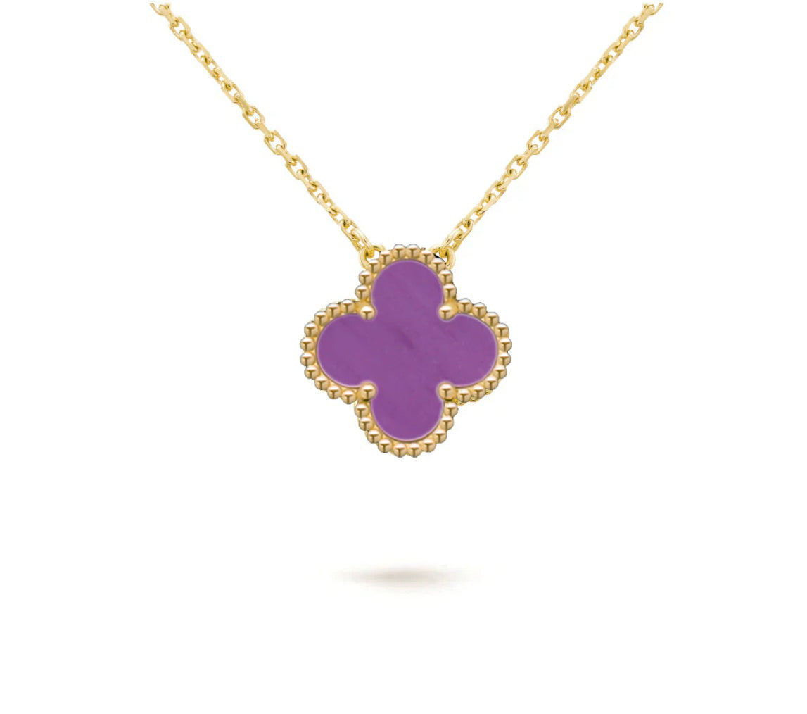 [Aetheris] 15MM KLEEBLUMEN ANHÄNGER KETTE KOLLEKTION