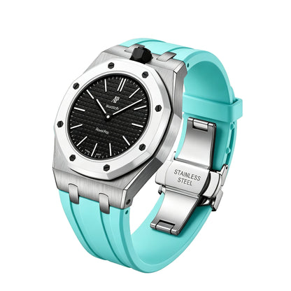 [Aetheris]Royal Oak Pop Exclusive Stahlgehäuse und Silikonarmband mit Wiege