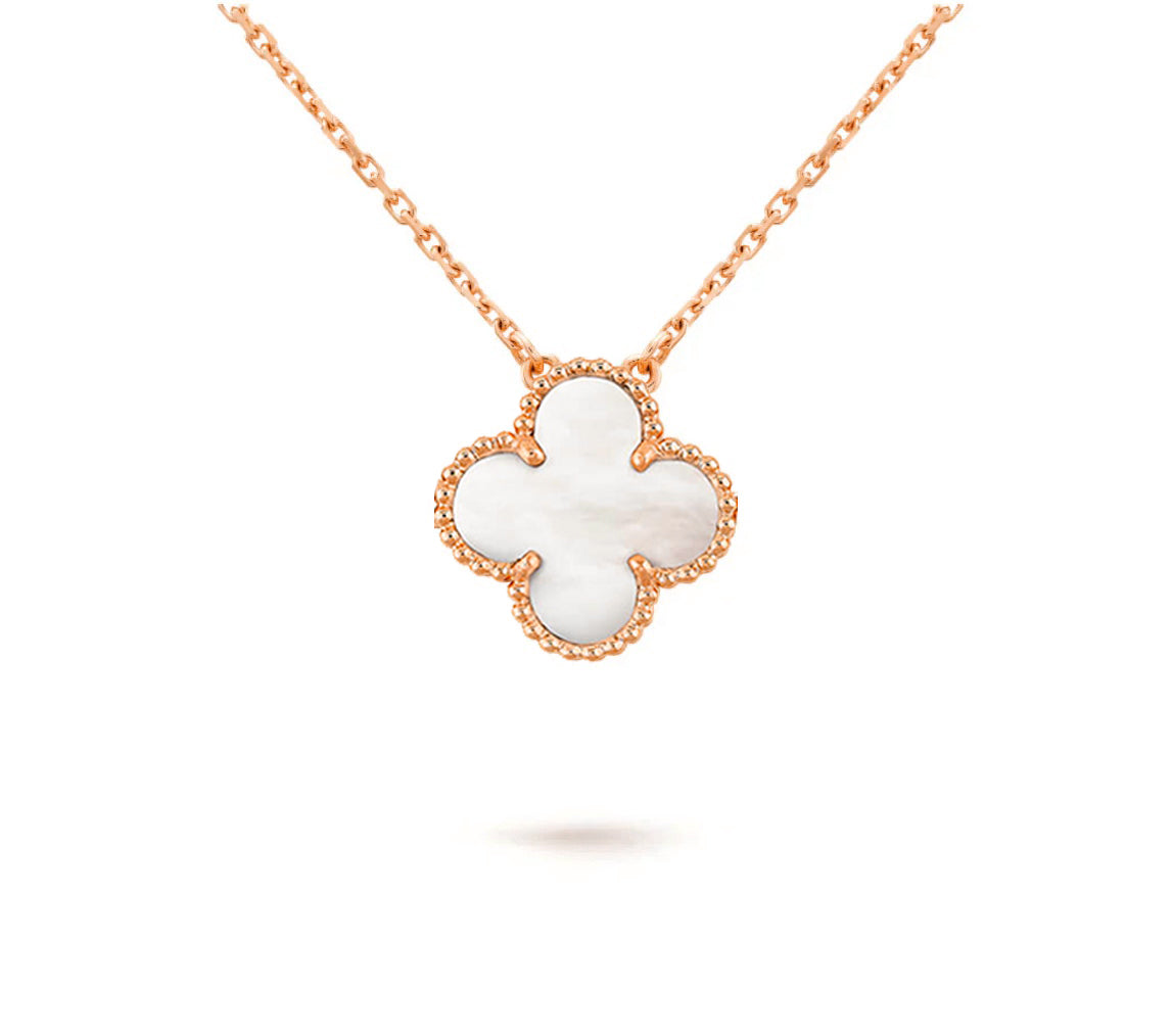 [Aetheris] 15MM KLEEBLUMEN ANHÄNGER KETTE KOLLEKTION