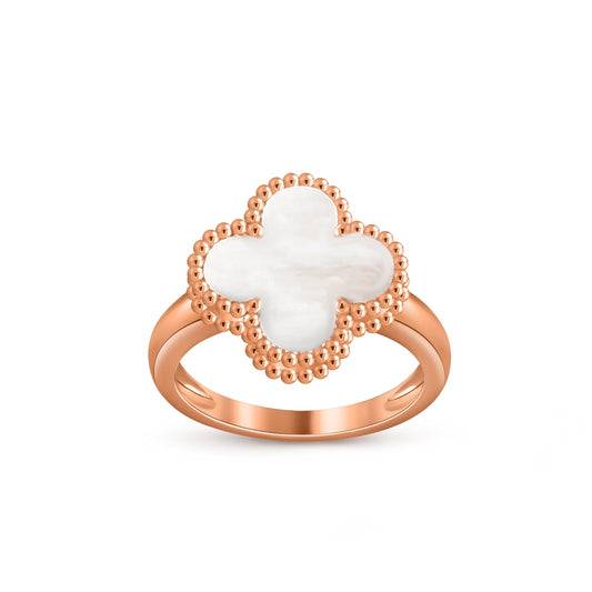 [Aetheris]LUCKY CLOVER VINTAGE ROSE GOLD RING COLLECTION