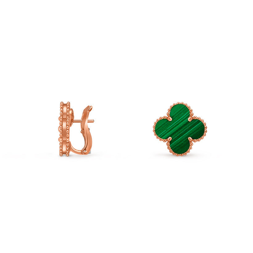 [Aetheris]15MM KLEEBENBLUMEN-OHRSTECKER ROSÉGOLD KOLLEKTION