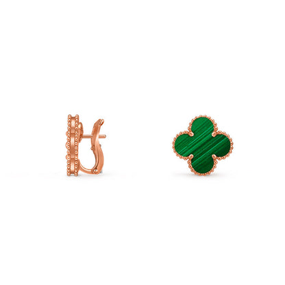 [Aetheris]15MM KLEEBENBLUMEN-OHRSTECKER ROSÉGOLD KOLLEKTION