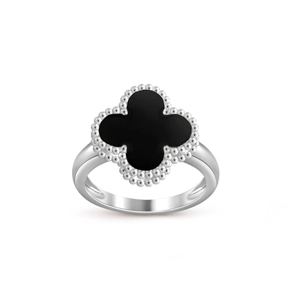 [Aetheris]LUCKY CLOVER VINTAGE WEISSGOLD-RINGKOLLEKTION