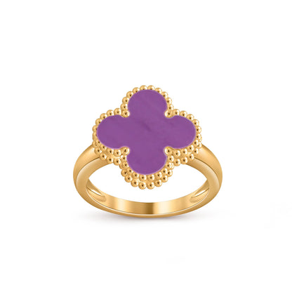 [Aetheris]LUCKY CLOVER VINTAGE GOLD RING COLLECTION