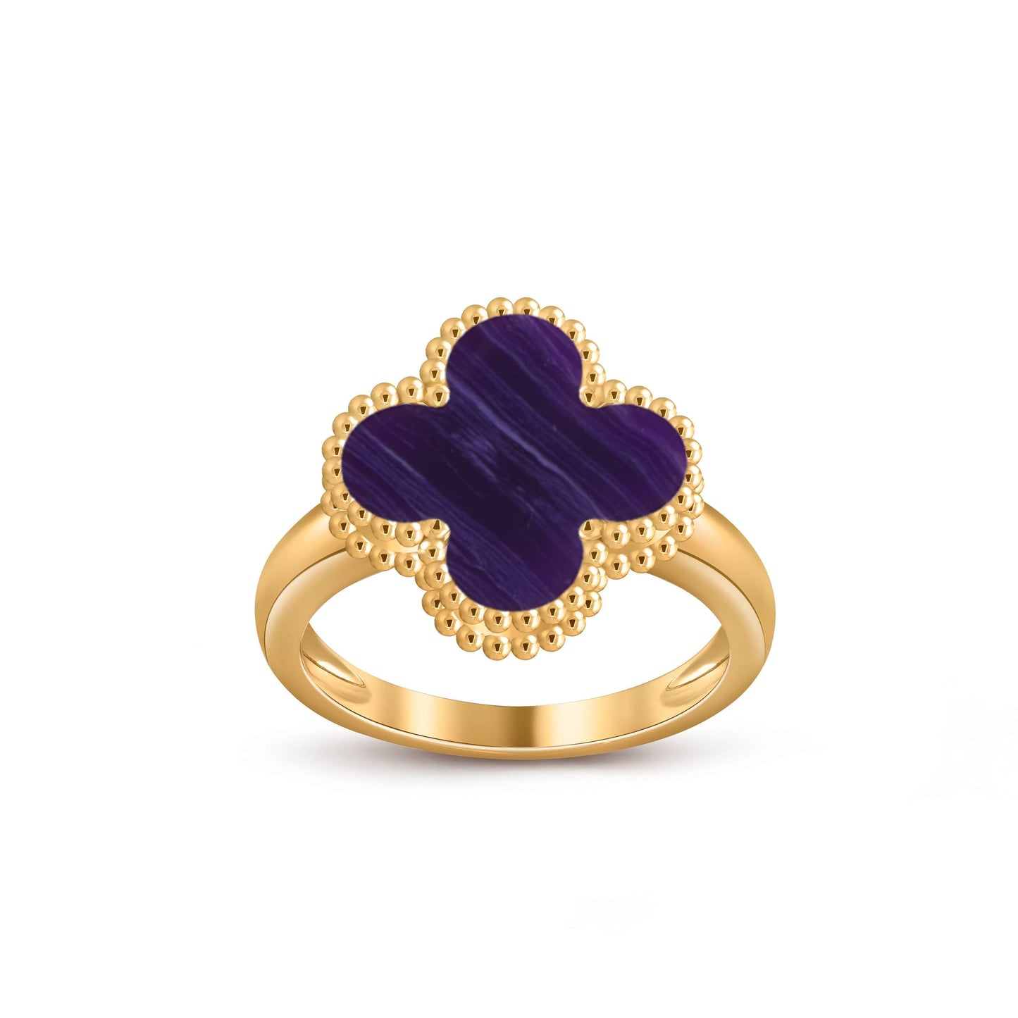 [Aetheris]LUCKY CLOVER VINTAGE GOLD RING COLLECTION