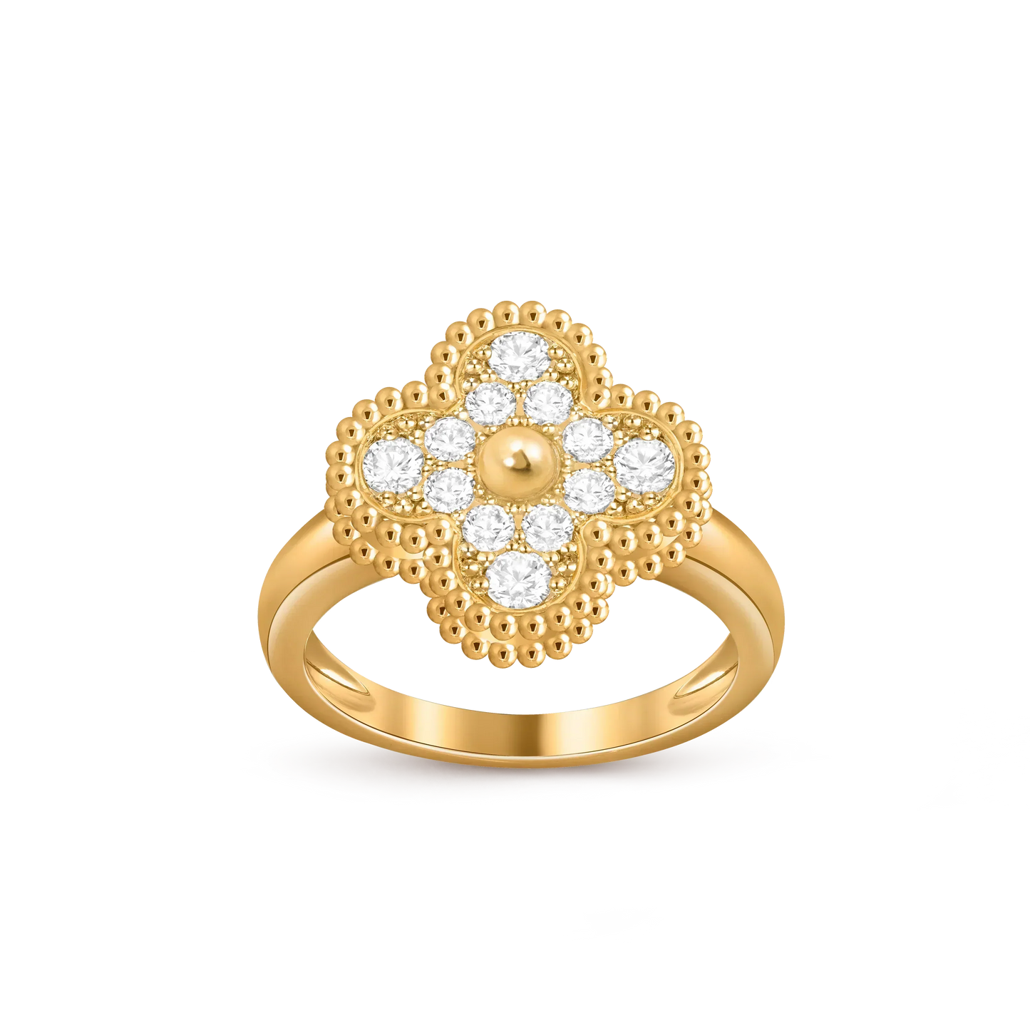 [Aetheris]LUCKY CLOVER VINTAGE GOLD RING COLLECTION