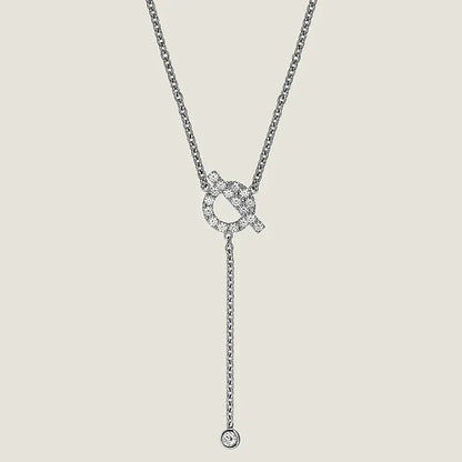 [Aetheris]FINESSE SILVER DIAMOND NECKLACE