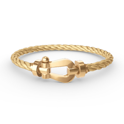 [Aetheris]FORCE LARGE HORSESHOE BRACELET - GOLD