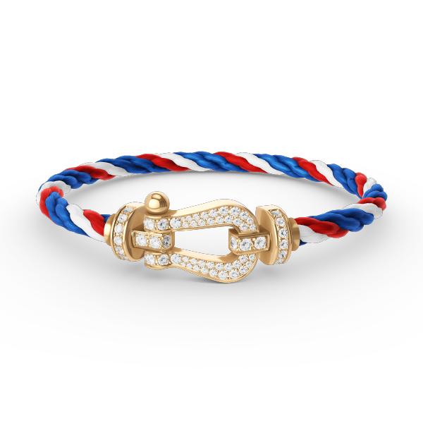 [Aetheris]FORCE LARGE HORSESHOE FULL DIAMOND BRACELET - GOLD