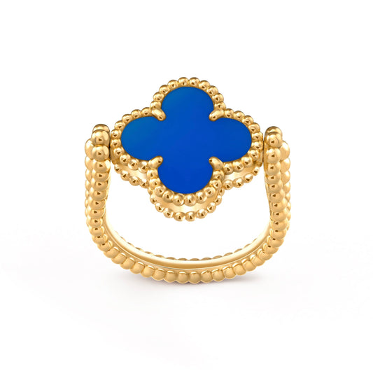 [Aetheris]LUCKY CLOVER GOLD REVERSIBLE RING
