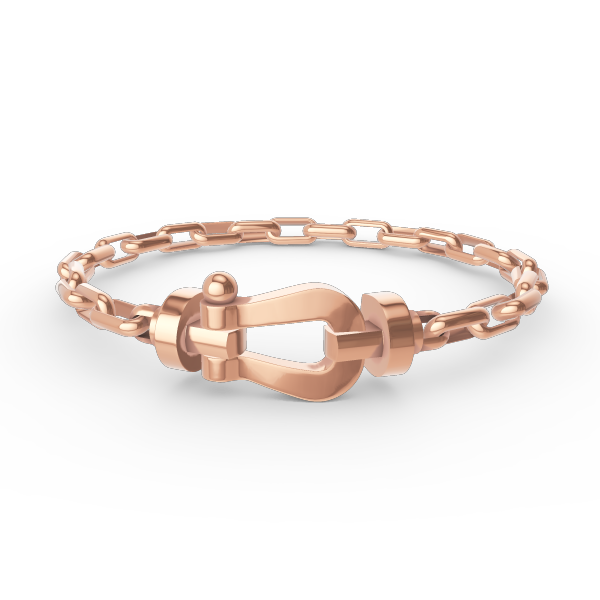 [Aetheris]FORCE LARGE HORSESHOE CLASP METAL BRACELET