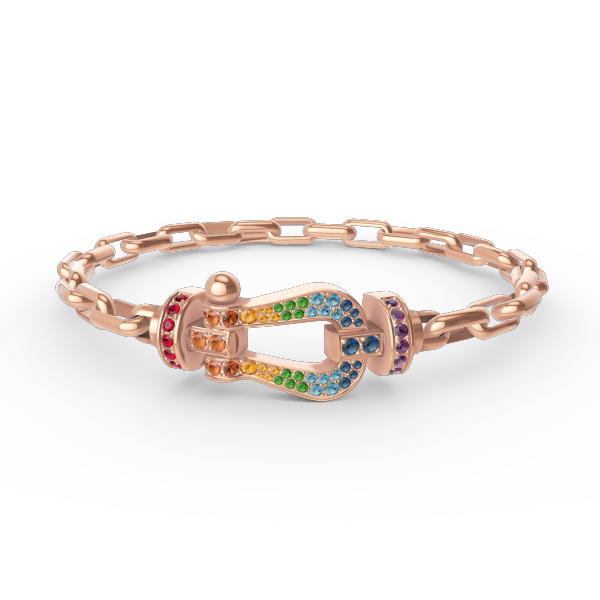 [Aetheris]FORCE LARGE HORSESHOE CLASP METAL BRACELET