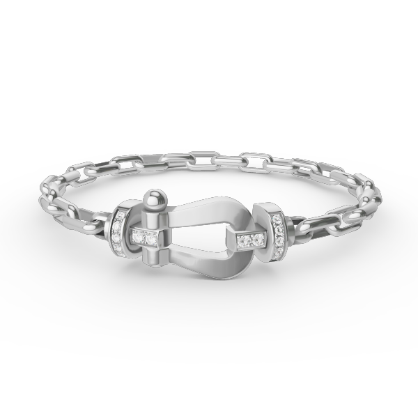 [Aetheris]FORCE LARGE HORSESHOE CLASP METAL BRACELET