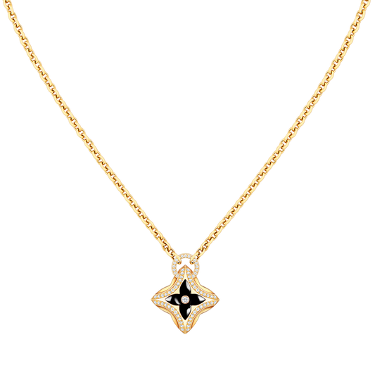 [Aetheris]STAR PEDANT ROSE GOLD DIAMOND NECKLACE