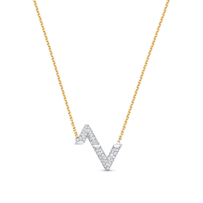 [Aetheris]VOLT SILVER DIAMOND PEDANT NECKLACE