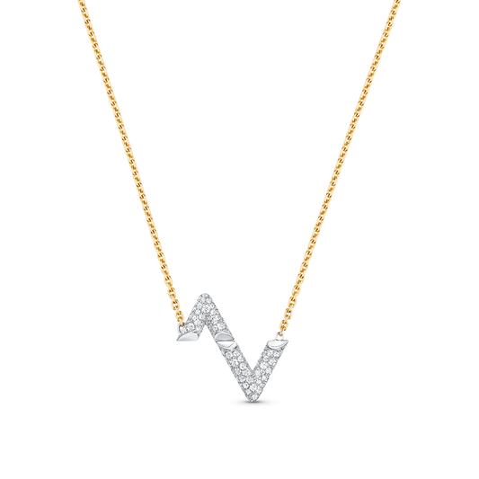 [Aetheris]VOLT SILVER DIAMOND PEDANT NECKLACE