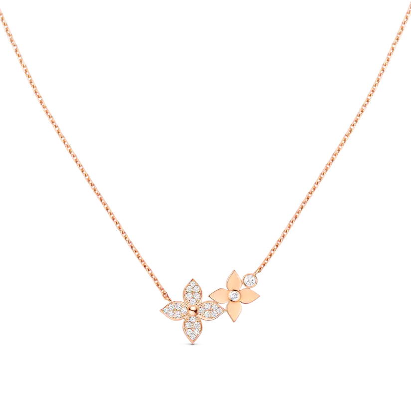 [Aetheris]STAR BLOSSOM NECKLACE ROSE GOLD DIAMONDS