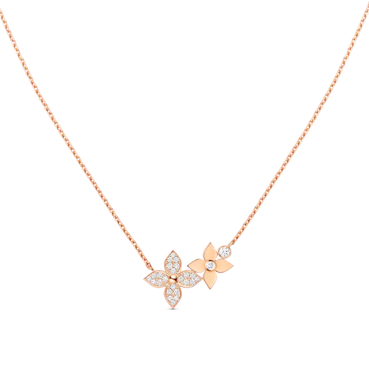 [Aetheris]STAR BLOSSOM NECKLACE ROSE GOLD DIAMONDS