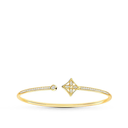 [Aetheris]IDYLLE GOLD OPEN BRACELET DIAMOND PAVED