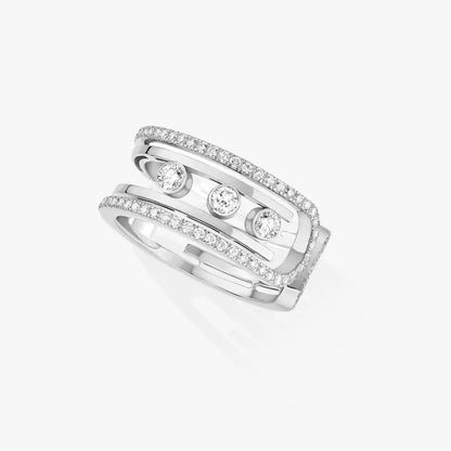 [Aetheris] OPEN MOVE 10-DIAMANT PAVE-RING