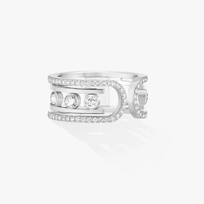 [Aetheris] OPEN MOVE 10-DIAMANT PAVE-RING