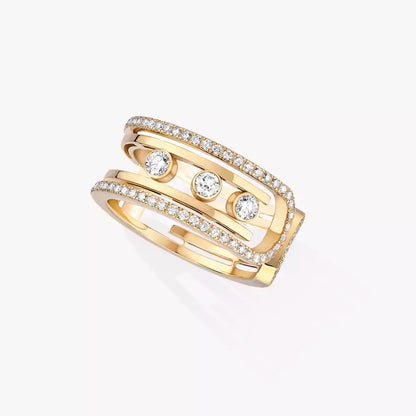 [Aetheris] OPEN MOVE 10-DIAMANT PAVE-RING