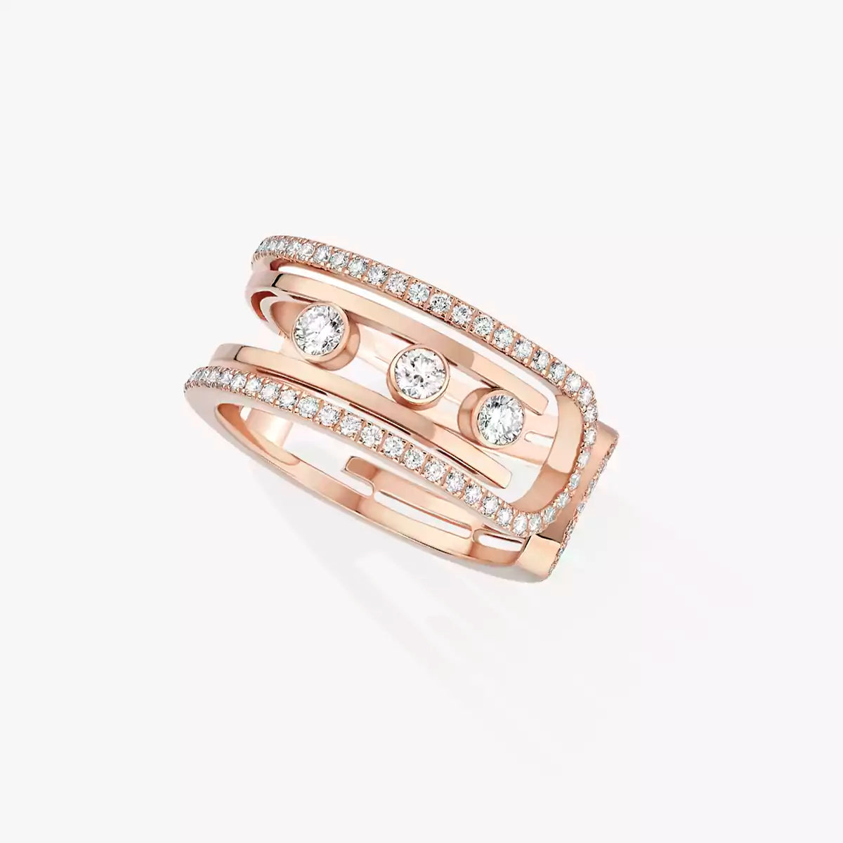 [Aetheris] OPEN MOVE 10-DIAMANT PAVE-RING