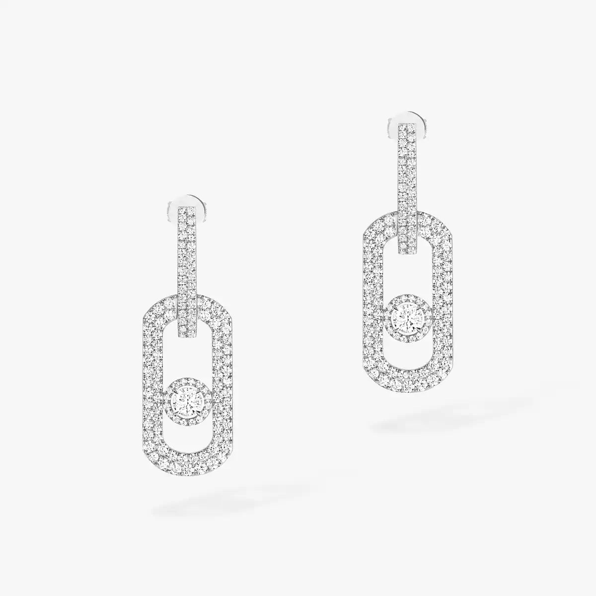 [Aetheris]SO MOVE XL FULL-PAVÉ DIAMOND PENDANT EARRINGS
