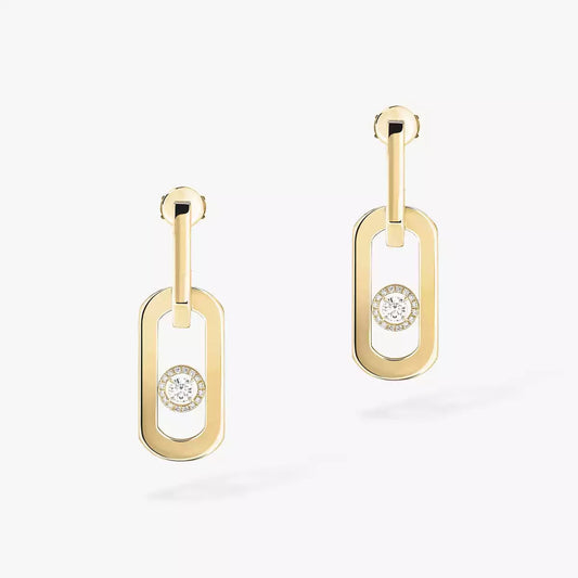 [Aetheris]SO MOVE XL DIAMOND PENDANT EARRINGS