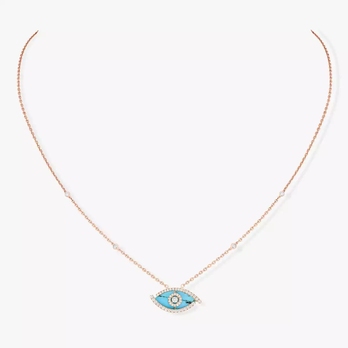 [Aetheris]LUCKY EYE DIAMOND NECKLACE