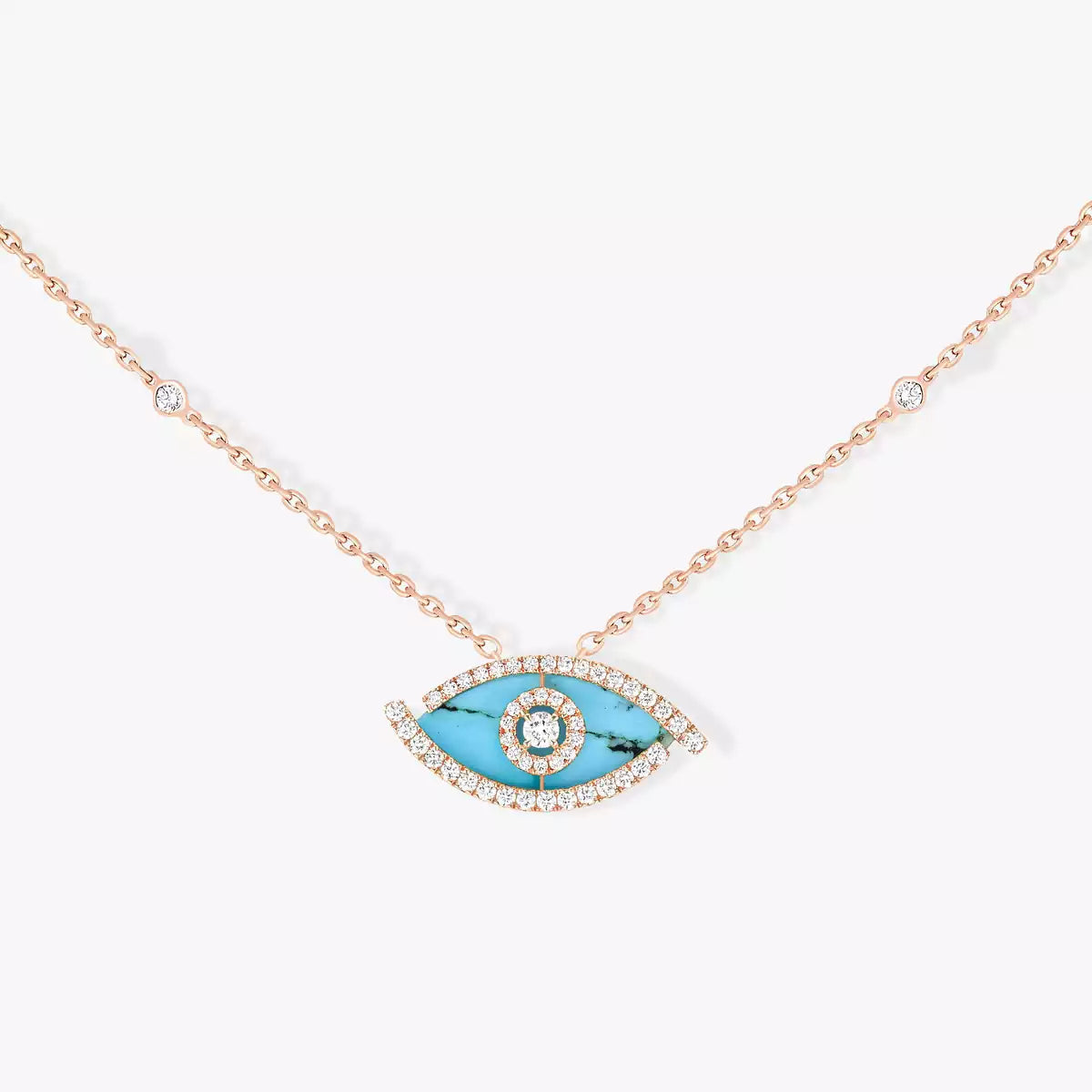 [Aetheris]LUCKY EYE DIAMOND NECKLACE