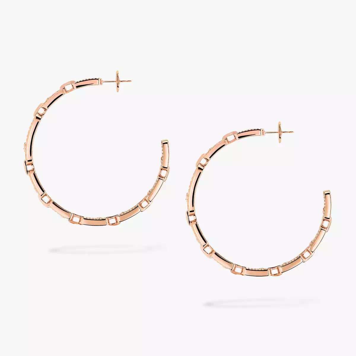 [Aetheris]MOVE LINK KINETIC DIAMOND HOOP-OHRRINGE