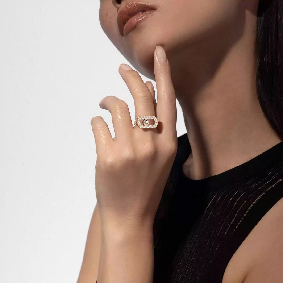 [Aetheris]SO MOVE VOLLSTÄNDIG MIT DIAMANTEN BESETZTER RING