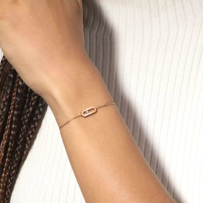 [Aetheris]MOVE UNO SINGLE DIAMOND BRACELET