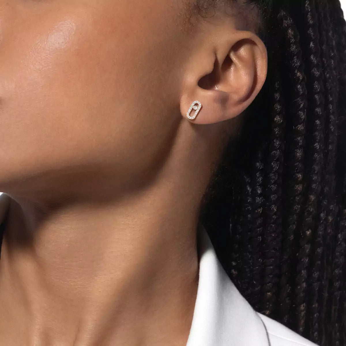 [Aetheris]MOVE UNO DIAMOND EARRINGS
