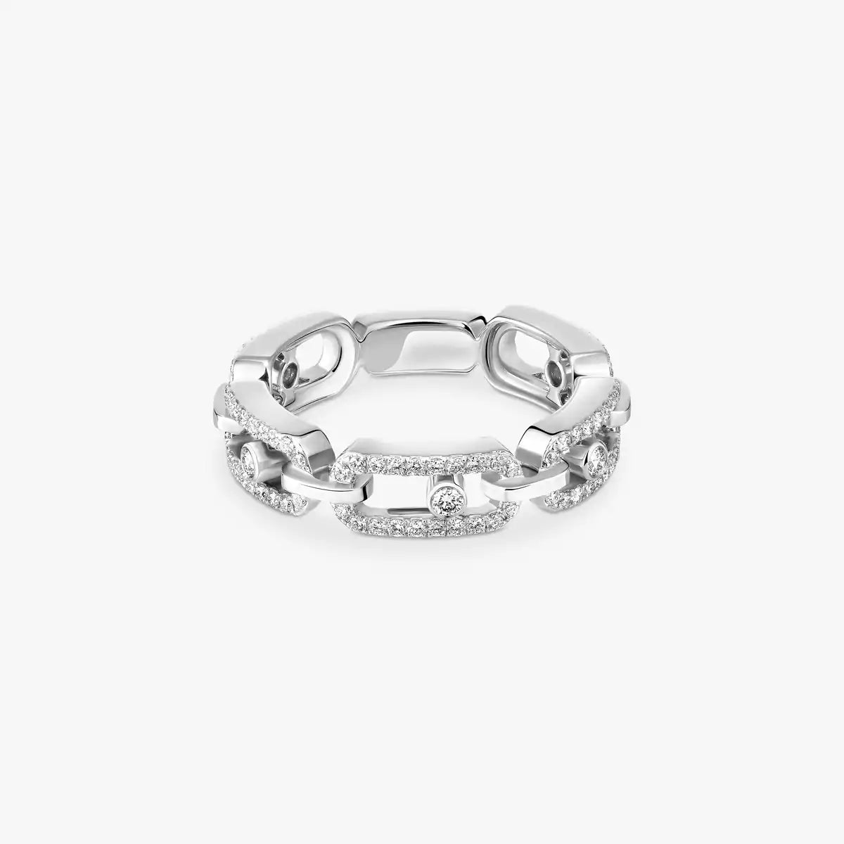 [Aetheris]MOVE LINK PAVÉ DIAMANT-RING