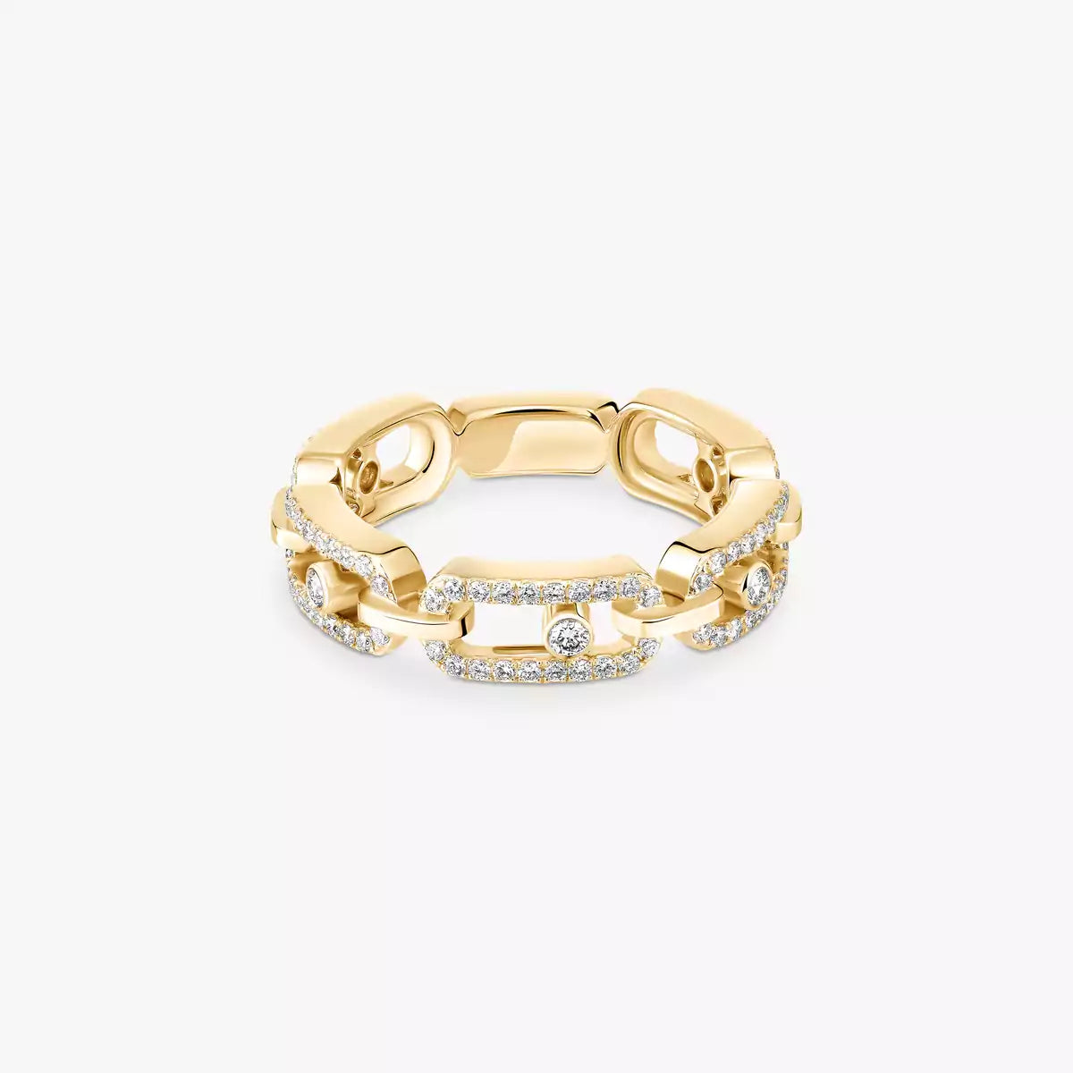 [Aetheris]MOVE LINK PAVÉ DIAMANT-RING