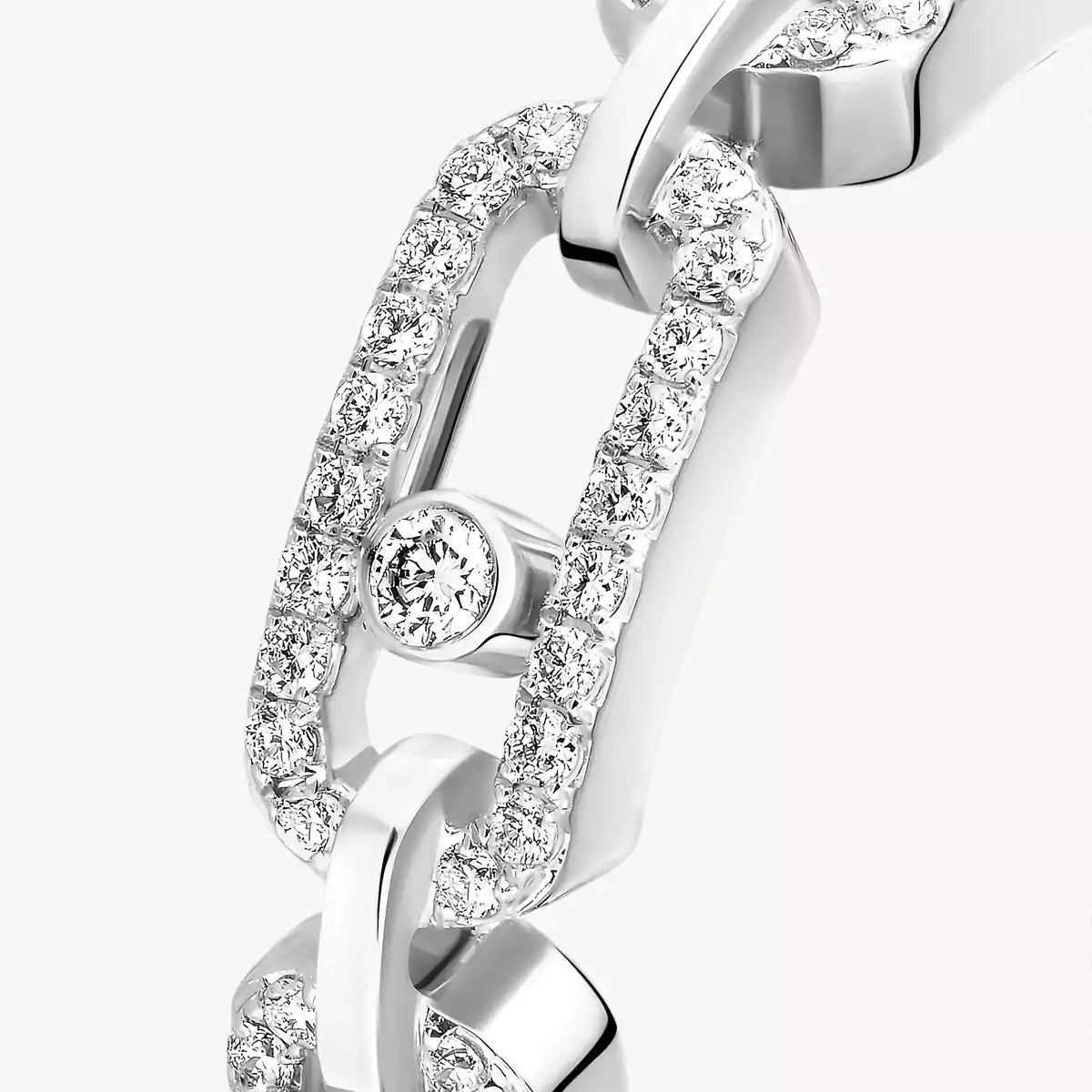 [Aetheris]MOVE LINK PAVÉ DIAMANT-RING